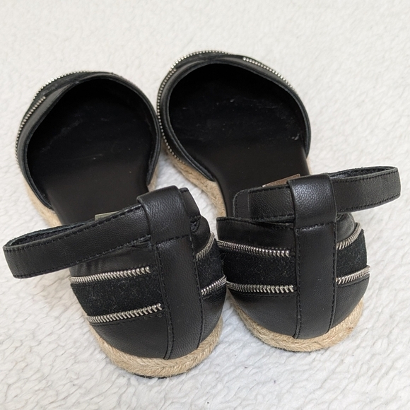 Botkier New York Hudson Zipper Ankle Strap Black Espadrille Sandal 6 - Picture 4 of 6